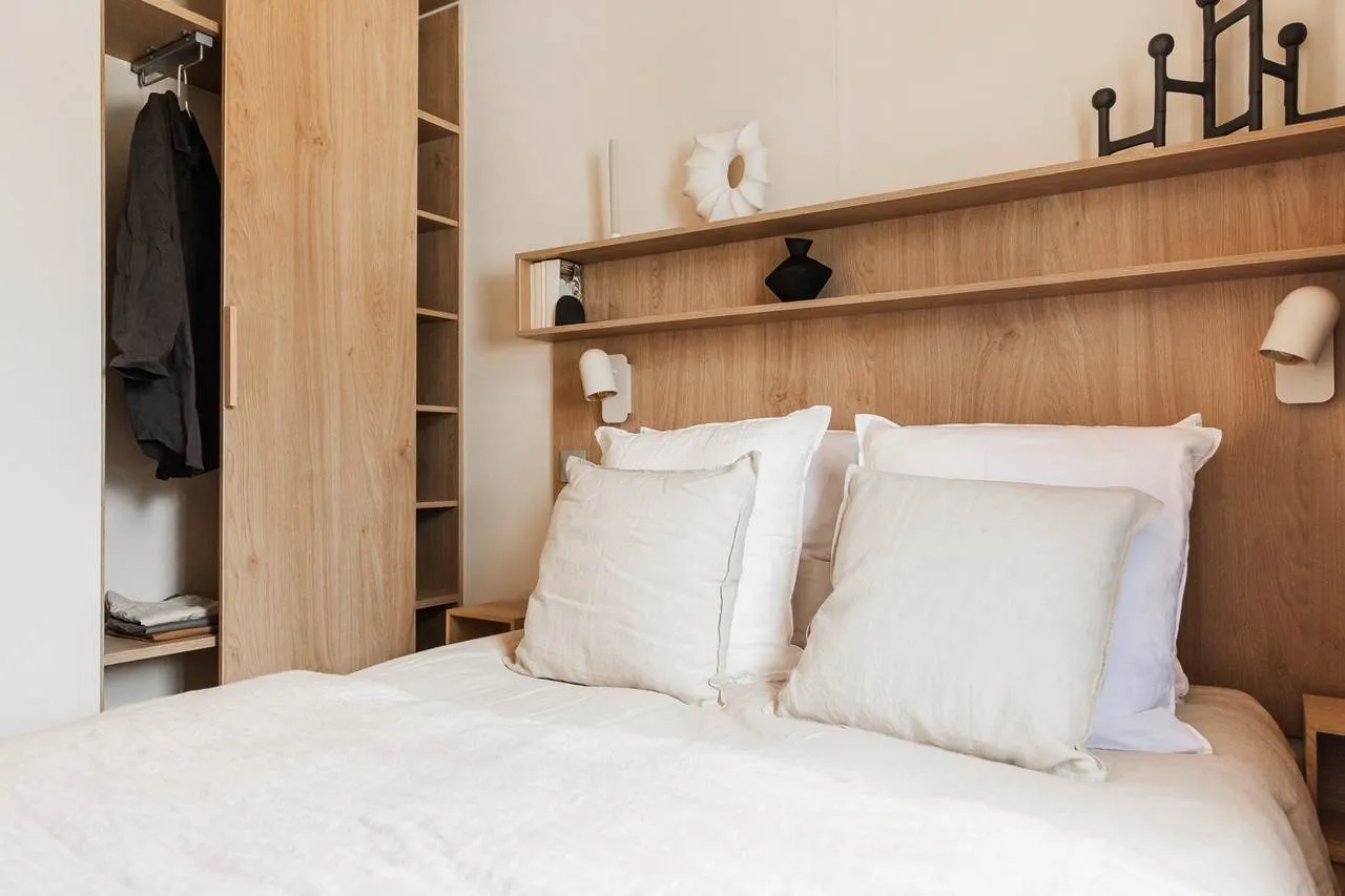 Chambre 1 du Mobil-home Confort 3 chambres