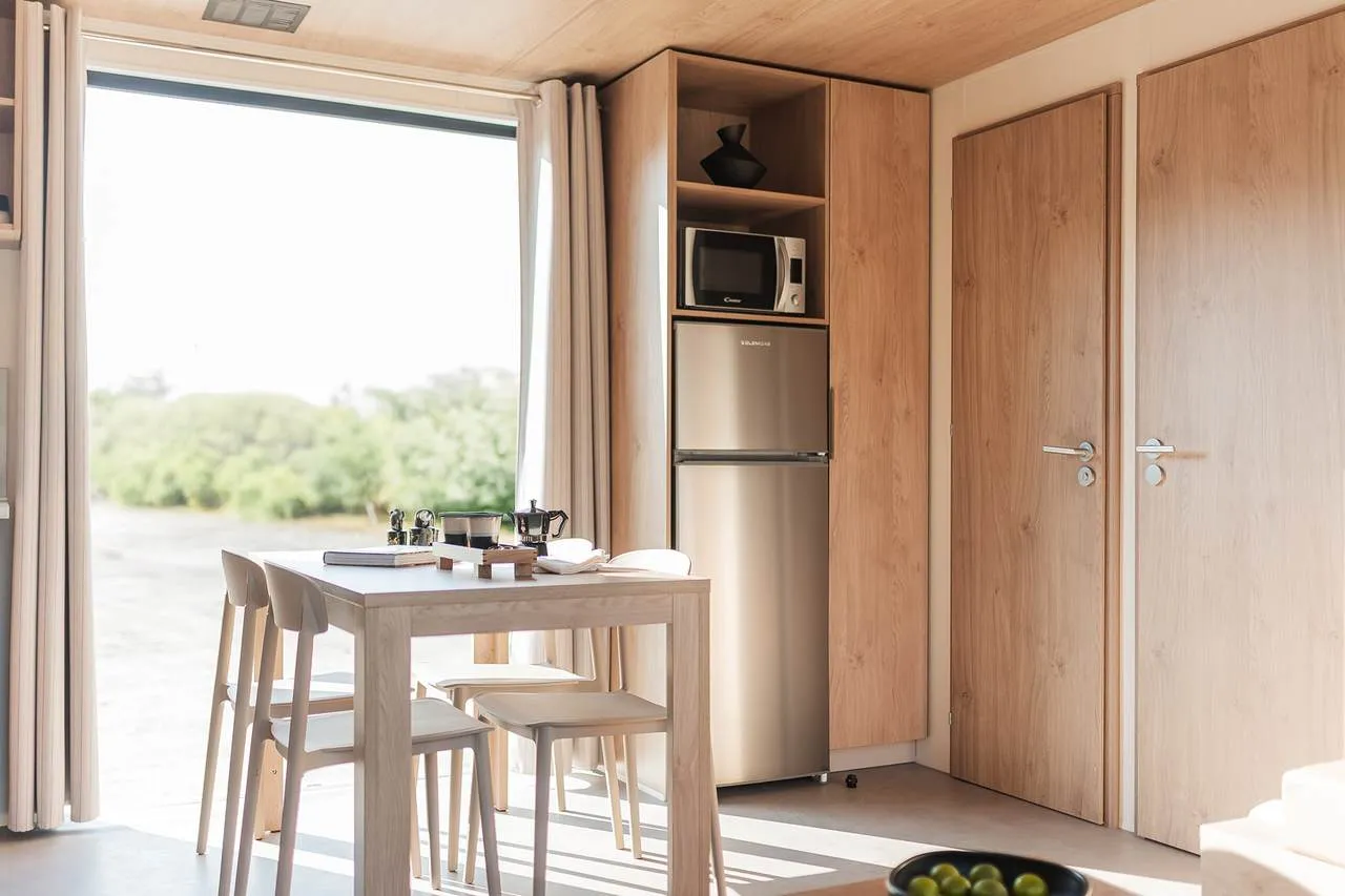 Pièce de vie du Mobil-home Confort 3 chambres