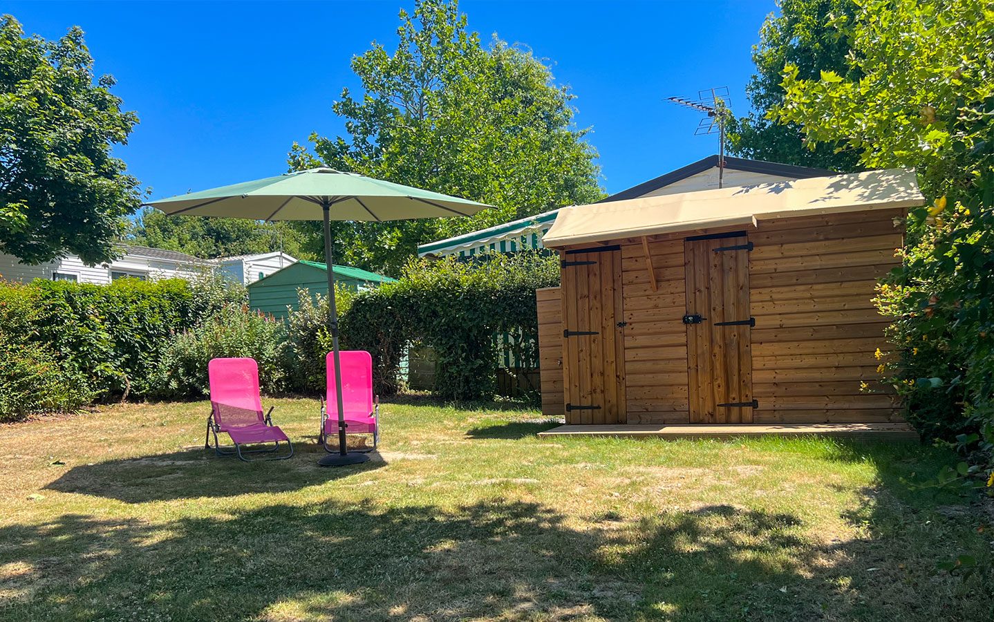 Emplacements Morbihan Premium avec sanitaire privatif