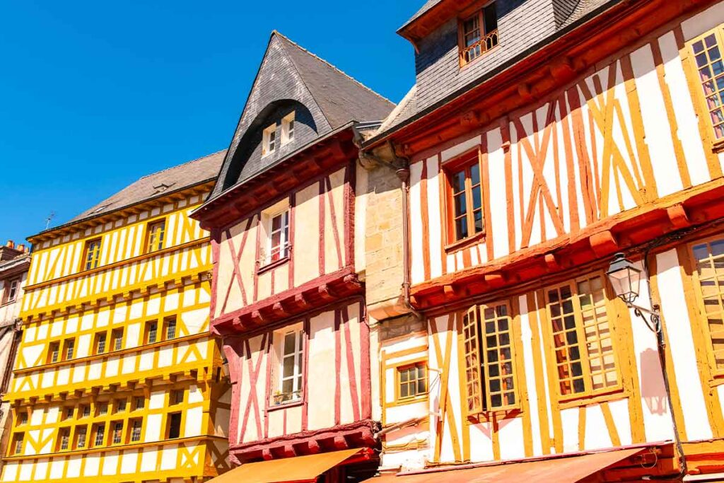 Maison à colombages à Vannes dans le Morbihan
