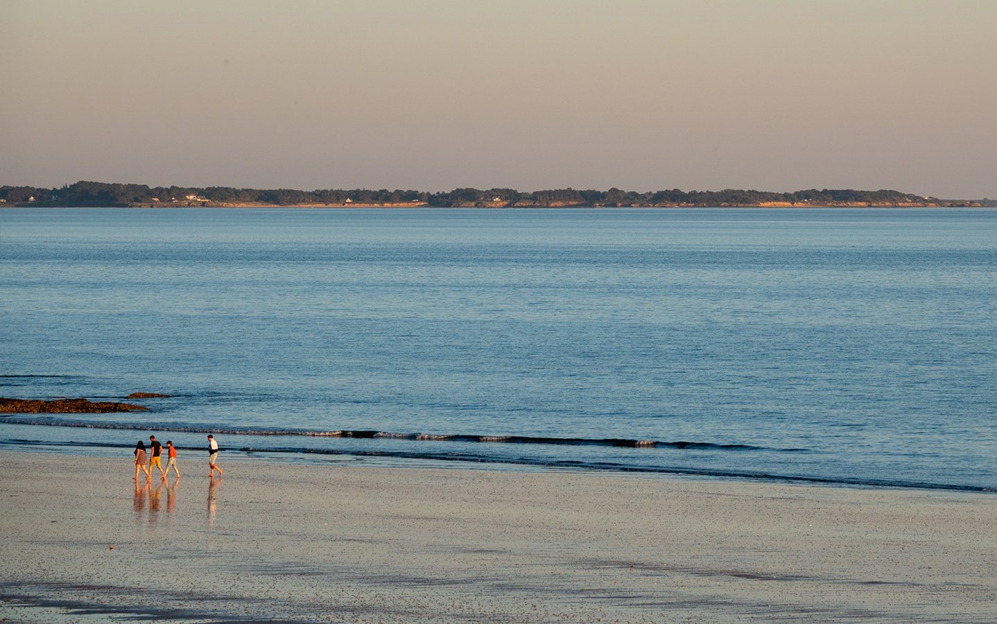 Balade sur la plage de Damgan