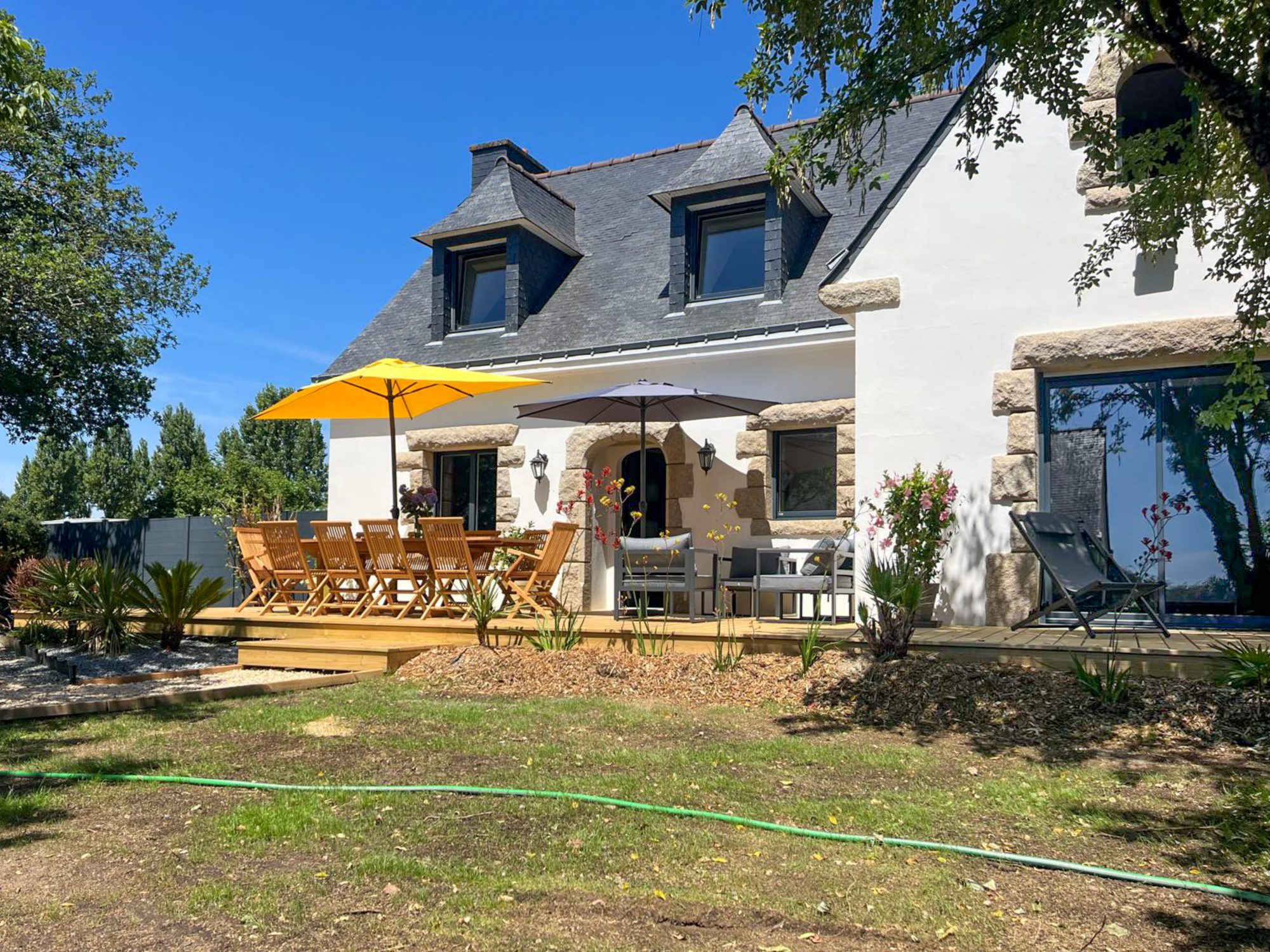 Vue extérieure du Gîte Domaine du Morbihan