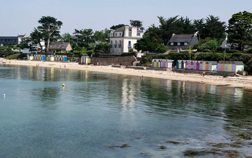 Plage de l'Île aux Moines dans le Golfe du Morbihan